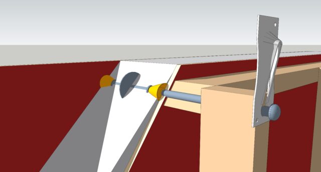 Formkil för formstag med knopp