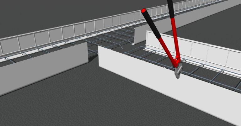 2. Kapa med bultsax.